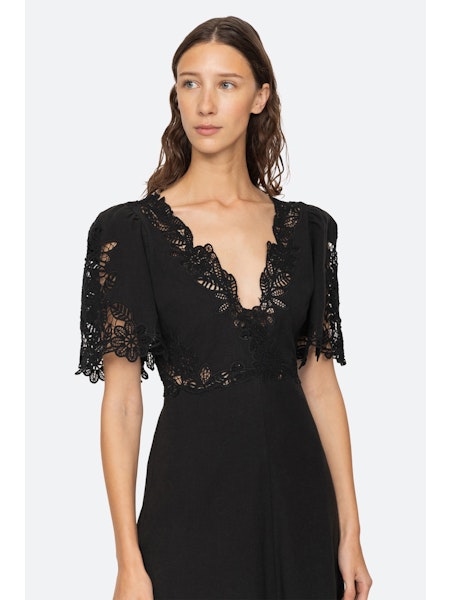 SEA NY Marcella Lace Shortsleeve Dress