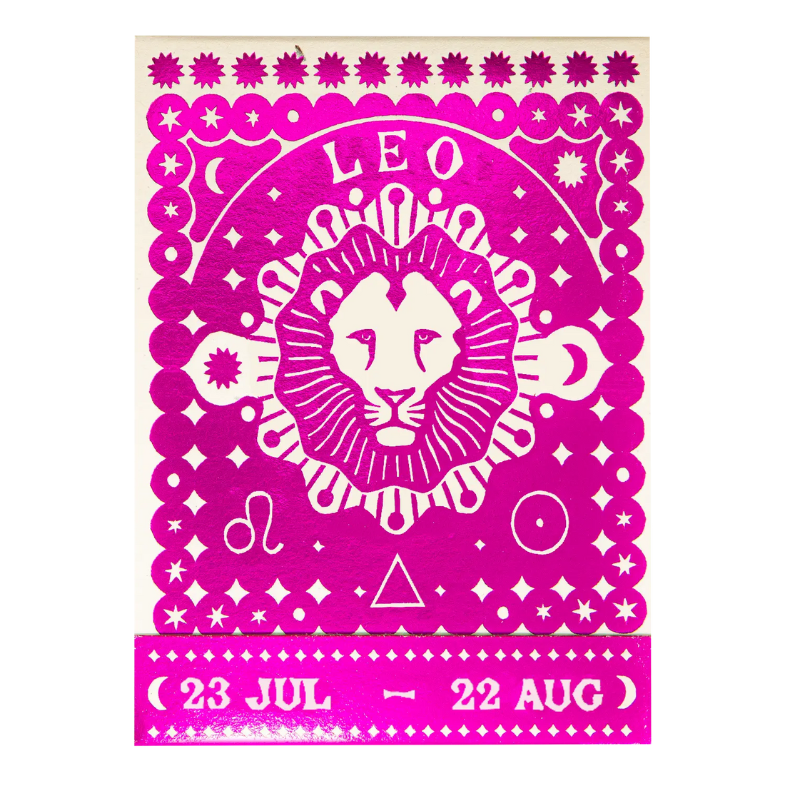 Archivist Leo Zodiac Matchbook