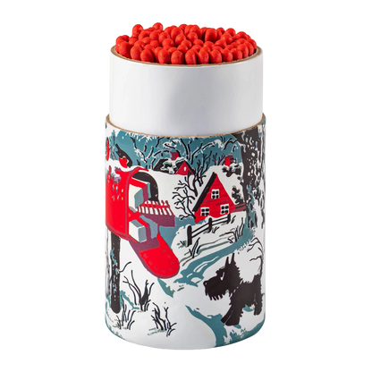 Archivist Snowy Letterbox Large Cylinder Matches