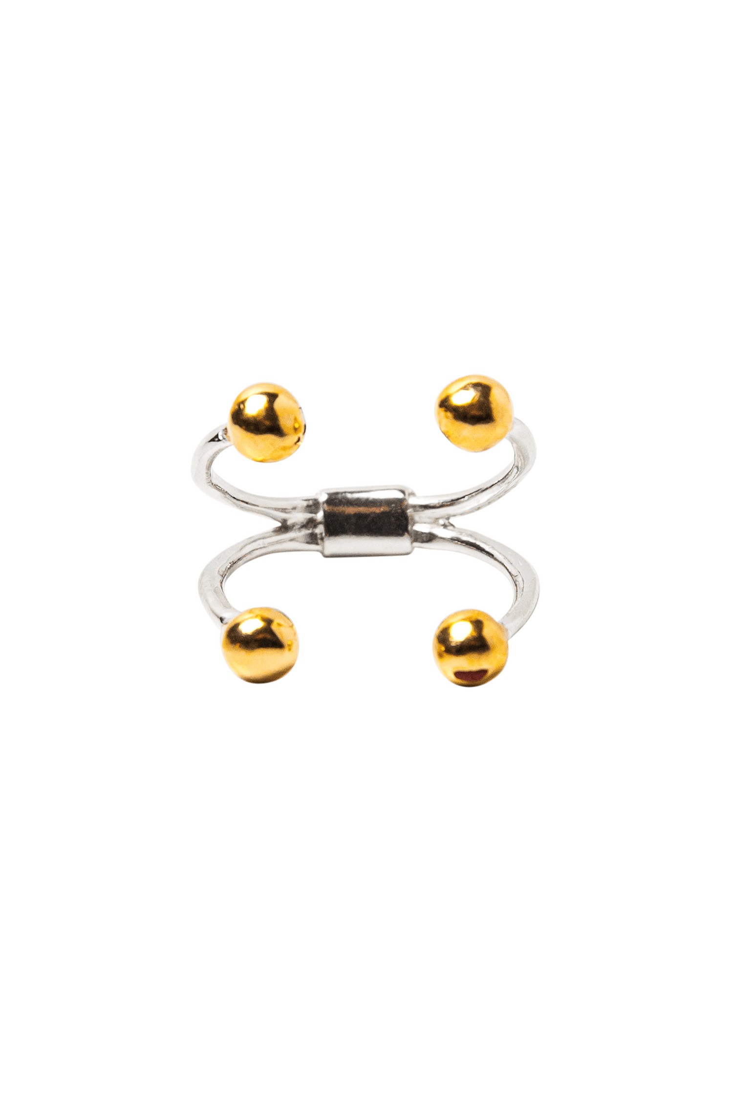 BEATRIZ PALACIOS A05-OWN Pierced Ring Gold