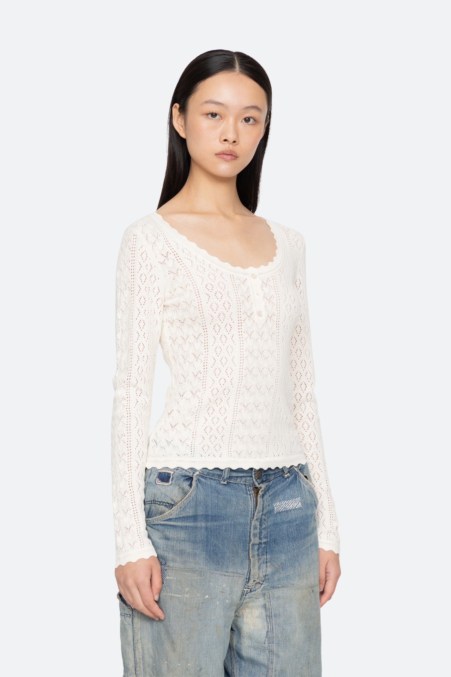 SEA NY Georgia Knit Top