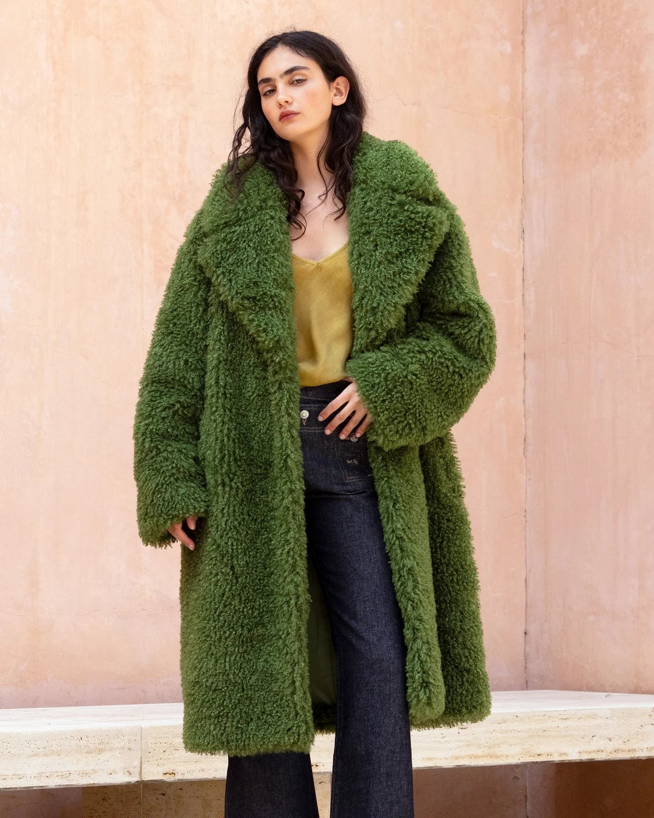 Mes Demoiselles Teddy Coat Jasmin