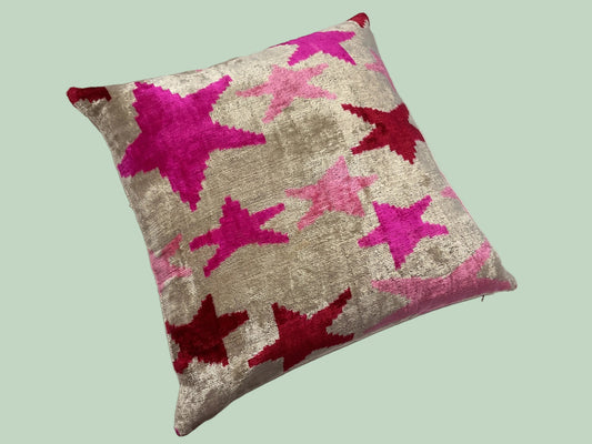 Velvet Cushion Stars 50X50