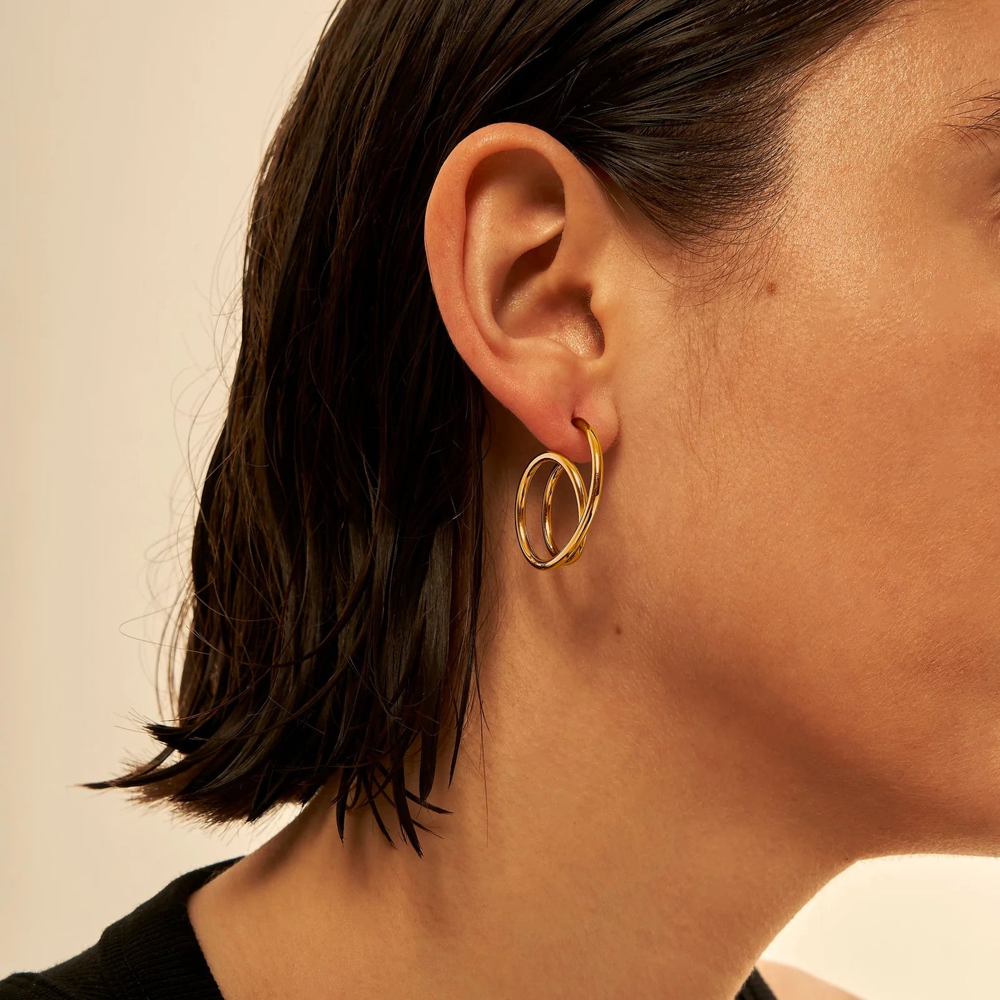 ALT Paris Maxi Spiral Earring gold vermeil