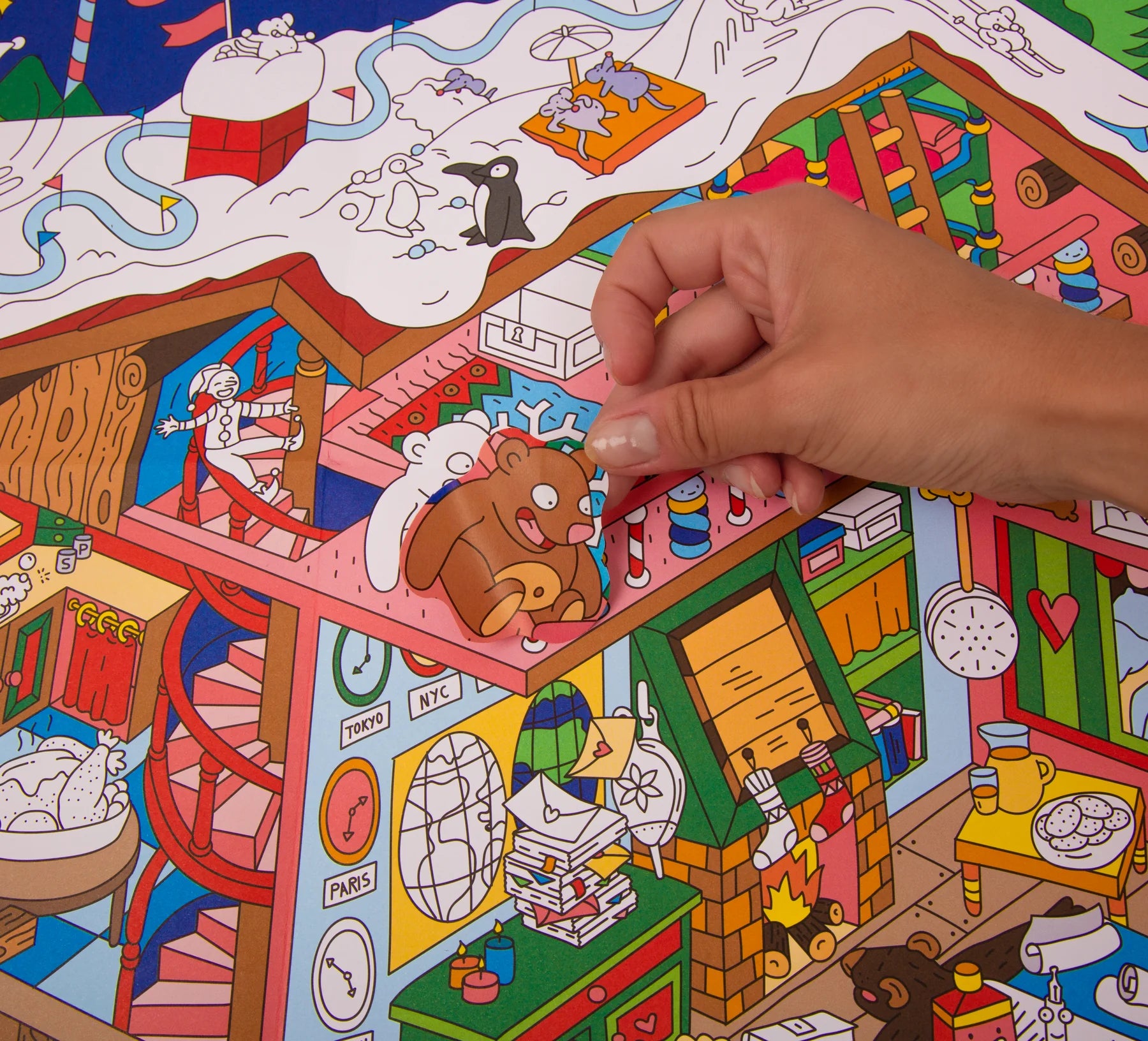 OMY Giant Seek &amp; Find Santa&