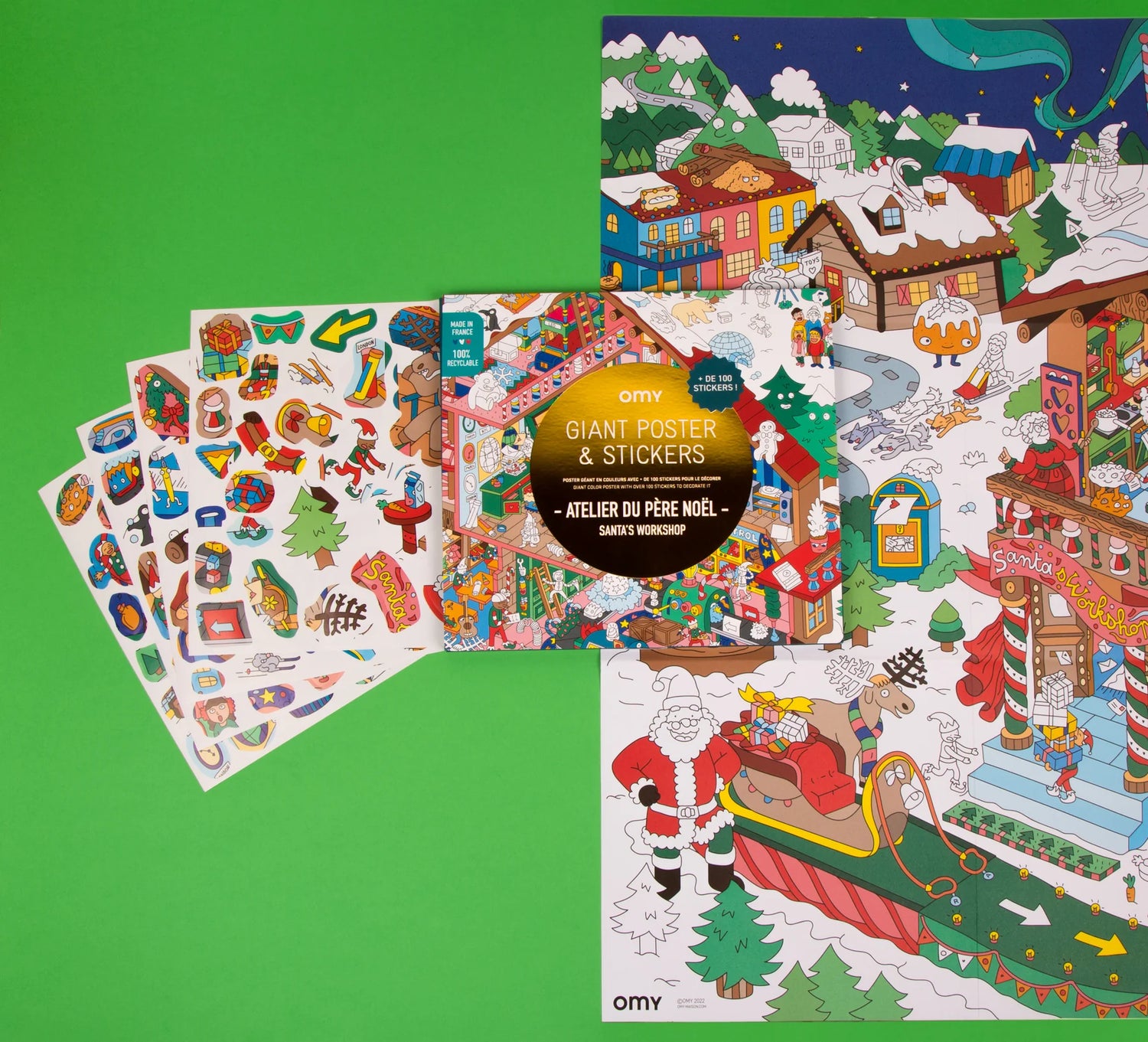 OMY Giant Seek &amp; Find Santa&