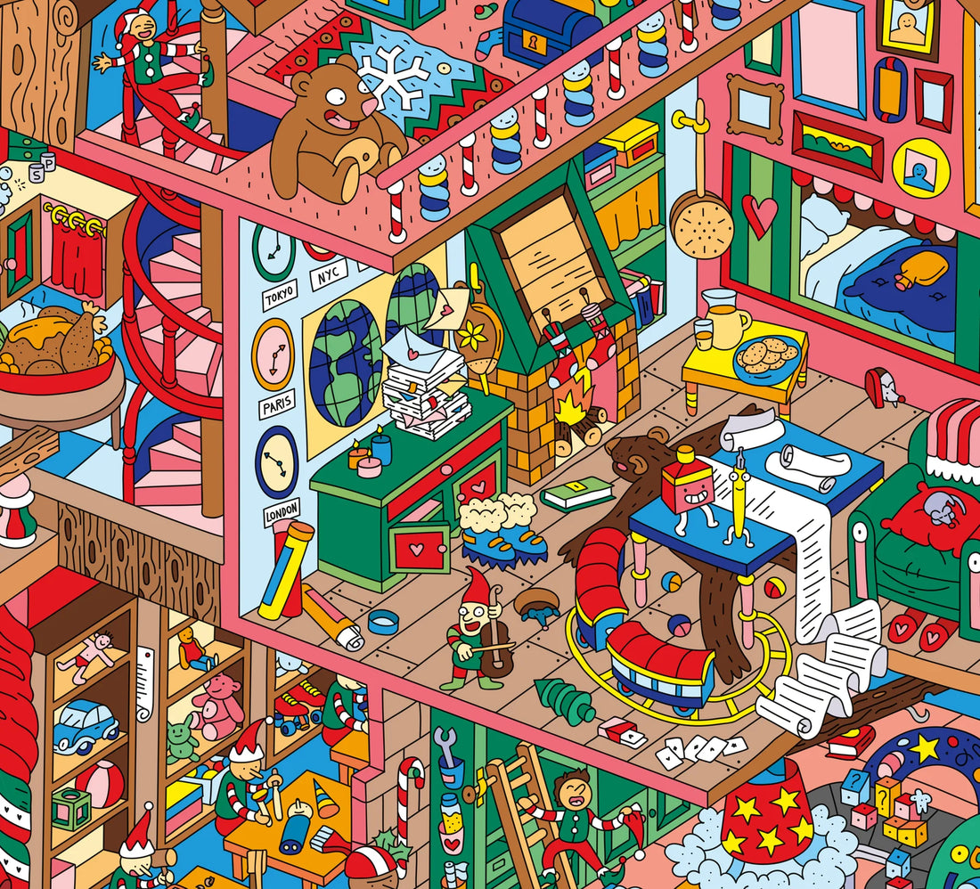 OMY Giant Seek &amp; Find Santa&