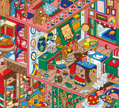 OMY Giant Seek &amp; Find Santa&