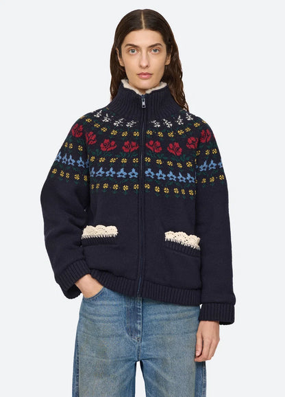 SEA NY Preston Sherpa Jacket