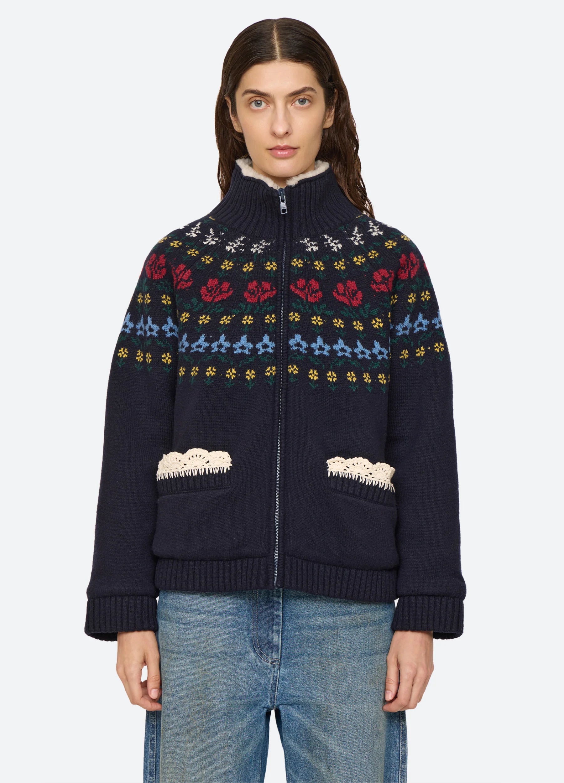 SEA NY Preston Sherpa Jacket