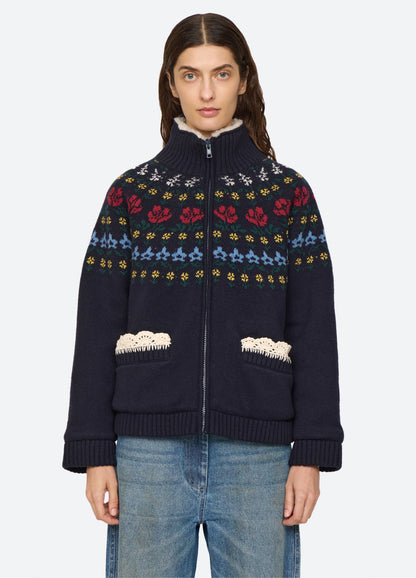 SEA NY Preston Sherpa Jacket