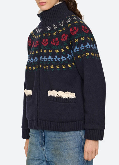SEA NY Preston Sherpa Jacket