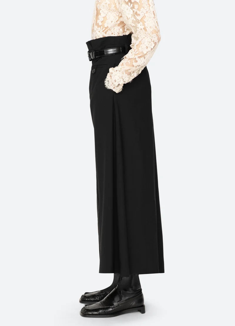 SEA NY Remi Tropical Skirt with Belt
