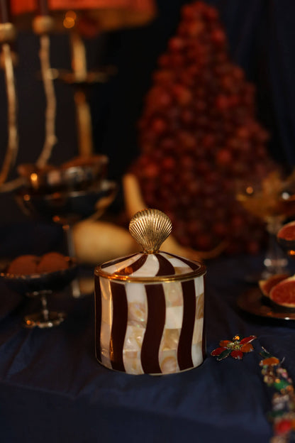 Doing Goods Abby Shell Circus Box Burgundy