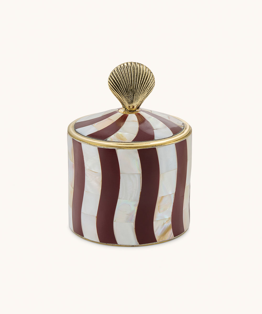 Doing Goods Abby Shell Circus Box Burgundy
