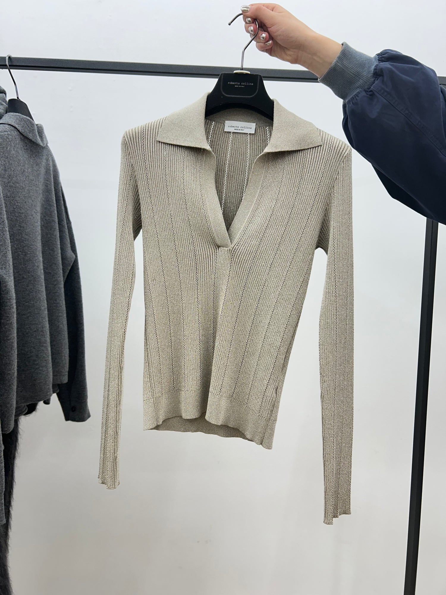 Roberto Collina Polo Lurex