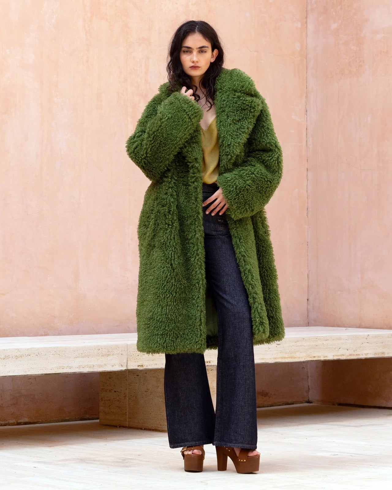 Mes Demoiselles Teddy Coat Jasmin