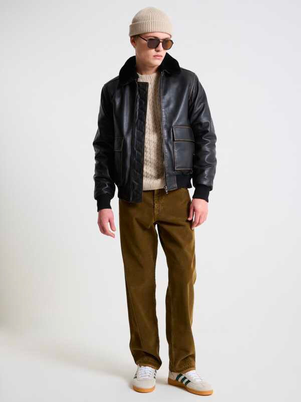 AMARÀNTO Aviater Leather Jacket