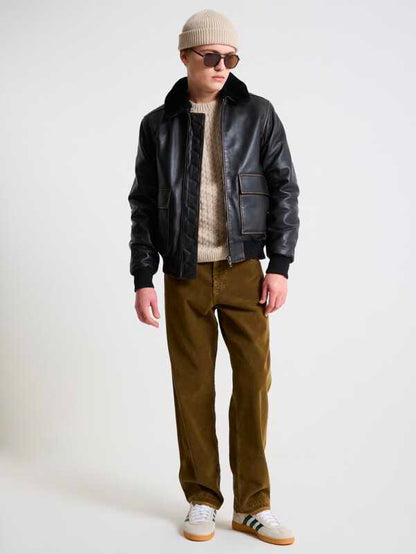 AMARÀNTO Aviater Leather Jacket