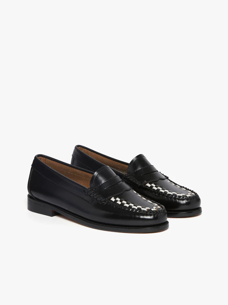 GH Bass Weejuns Penny Weave Loafers