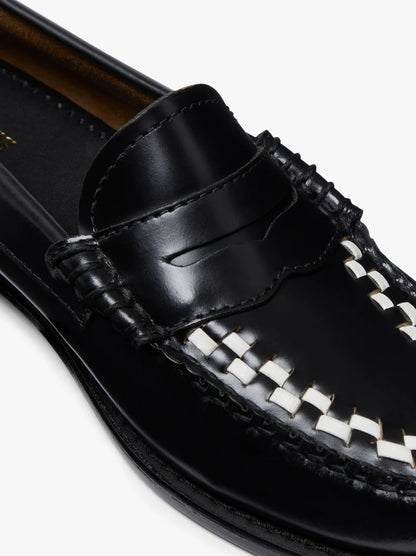 GH Bass Weejuns Penny Weave Loafers