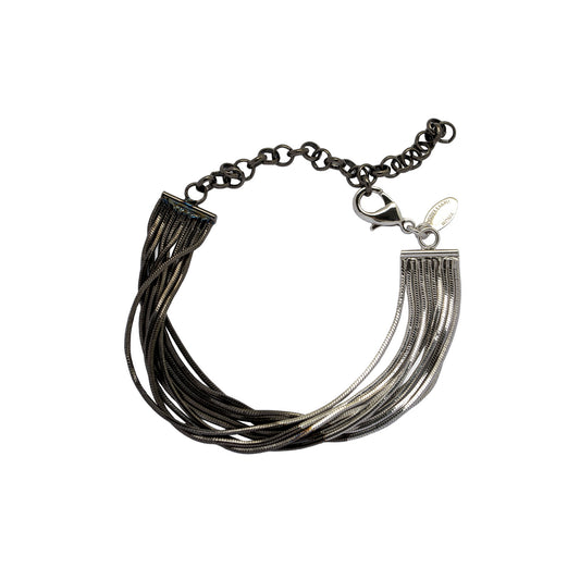 Iosselliani BF 265/15 SS Multiwire Silver Brass Bracelet