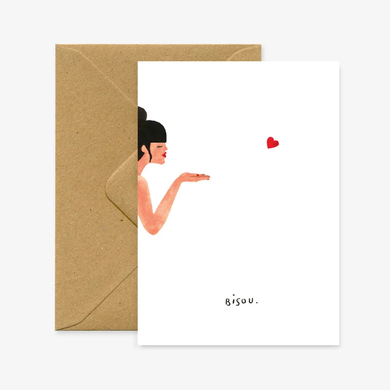 atws. Bisou - Love &amp; friendship Card