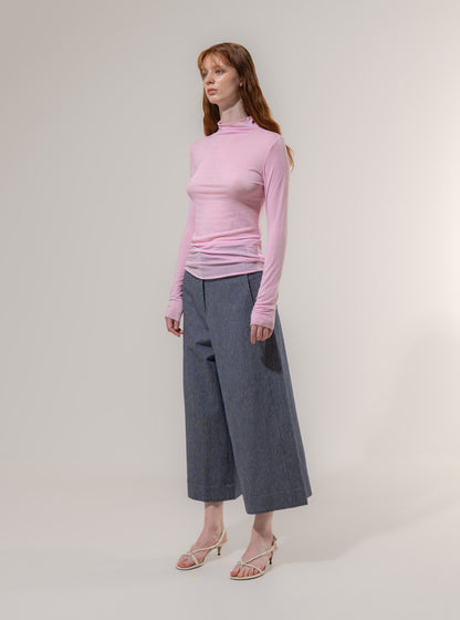 Emin + Paul Funnel Neck Long Sleeve Top