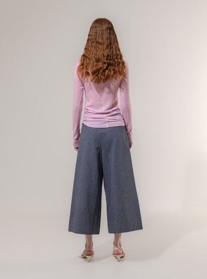 Emin + Paul Funnel Neck Long Sleeve Top