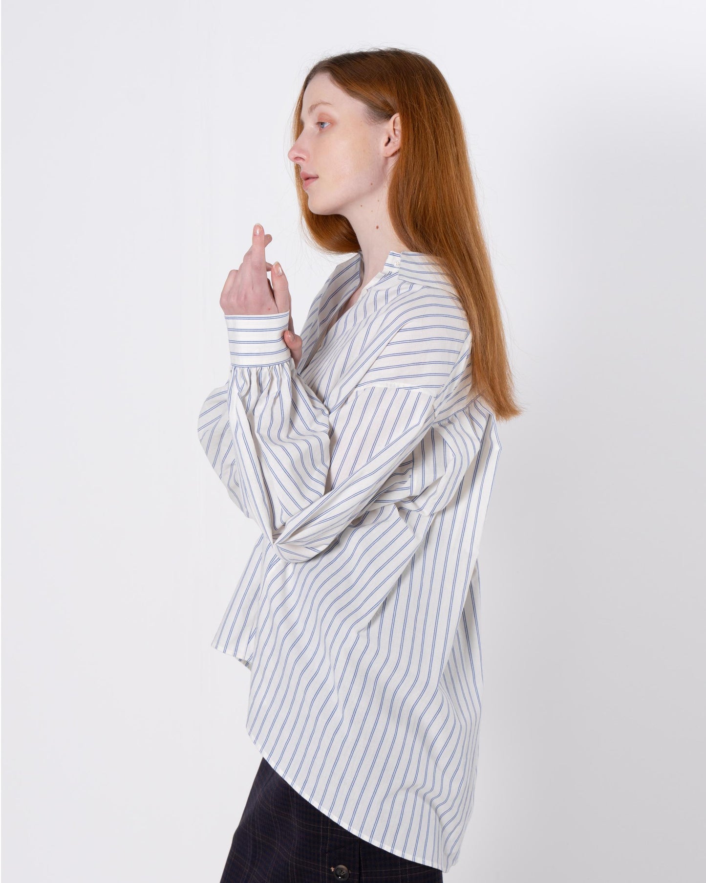 Emin + Paul Pleated Back Shirt BL2901