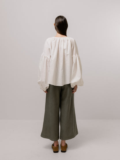 Emin + Paul Volume Sleeve Lace Blouse BL3303