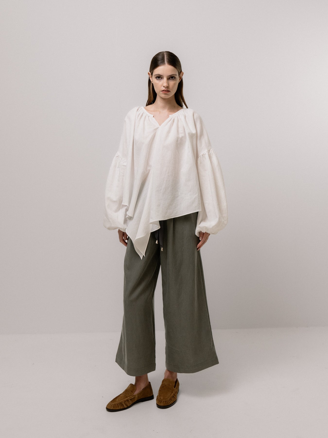 Emin + Paul Volume Sleeve Lace Blouse BL3303