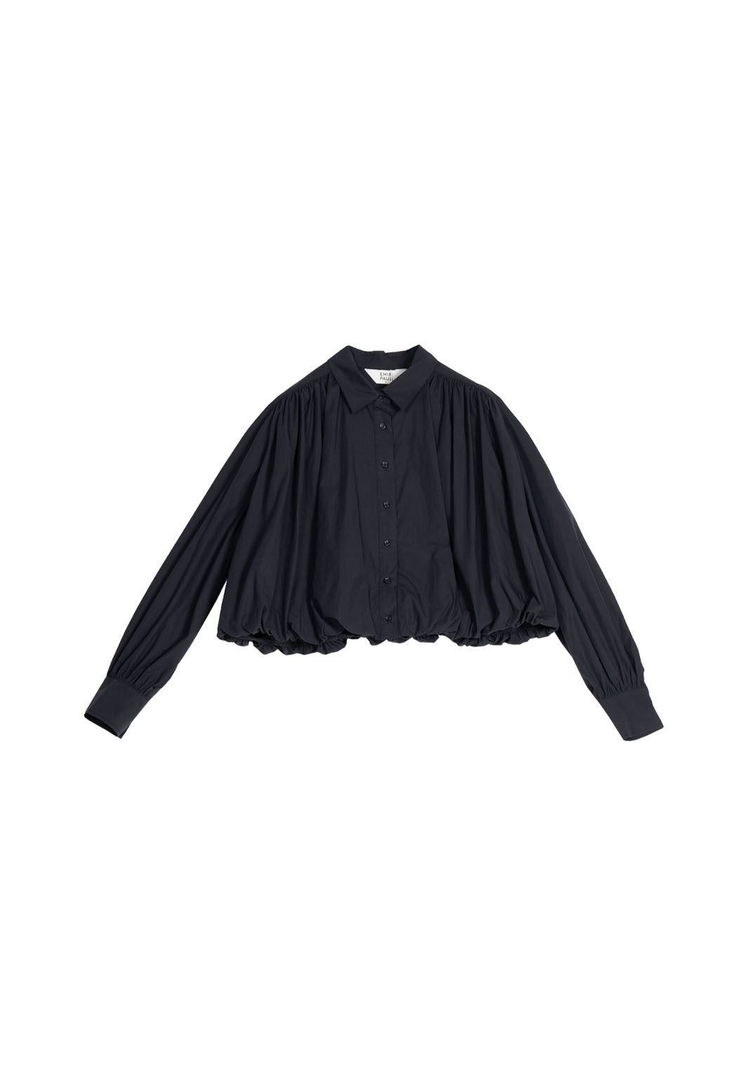 Emin + Paul Bubble Hem Long Sleeve Shirt