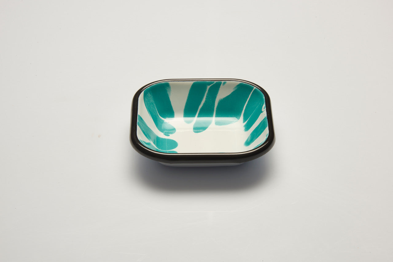 Kapka Turquoise Green Square Meze Plate