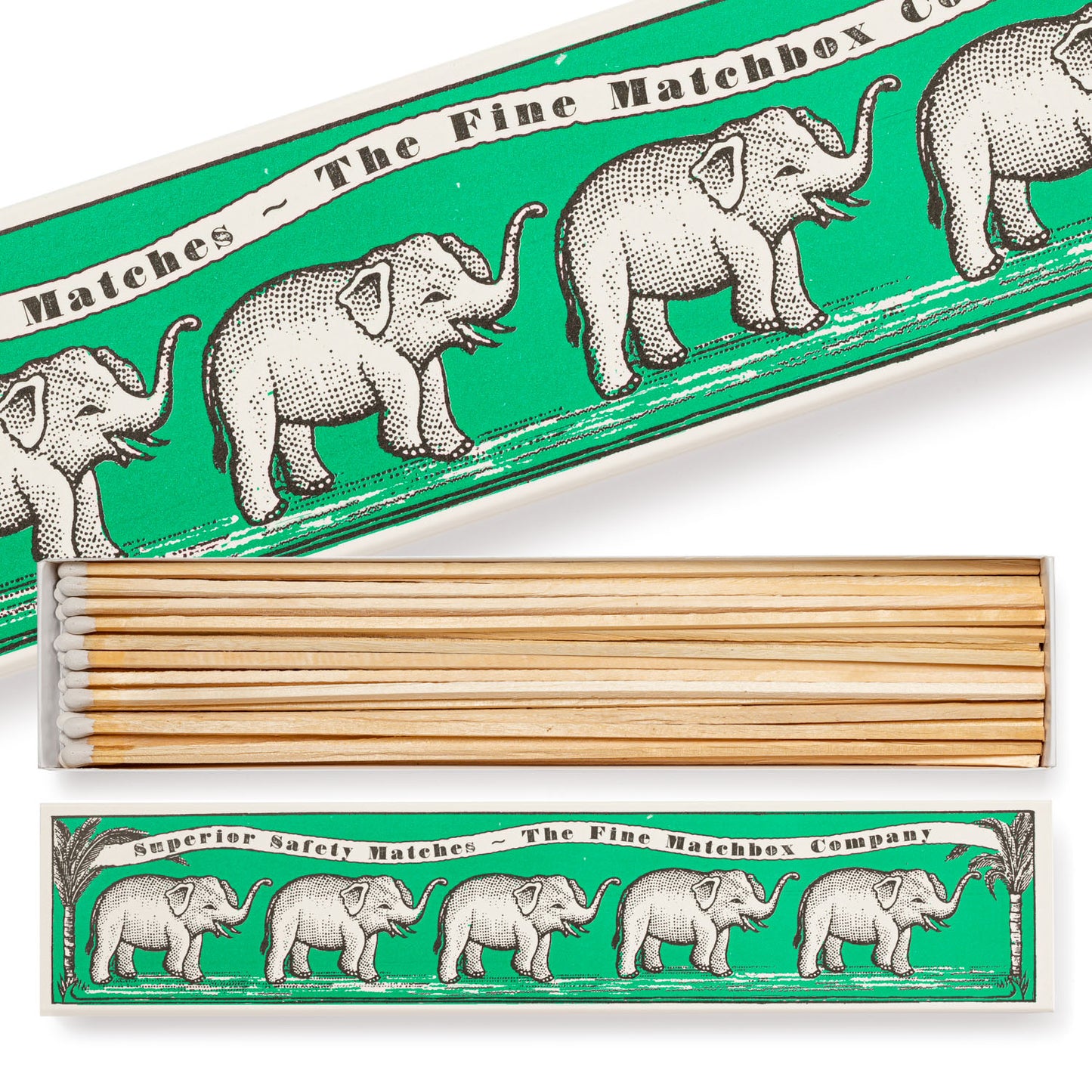 Archivist BX07 Green Elephants Matches