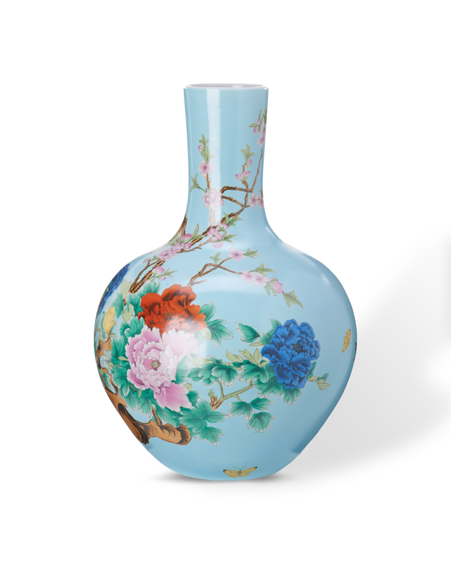 Polspotten Ball Body Vase Light Blue