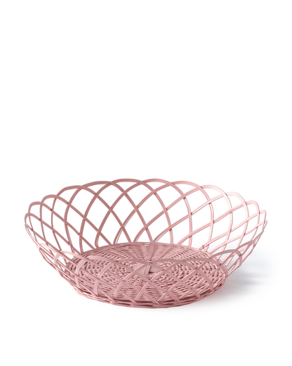 Polspotten Basket Bakkie lace pink L