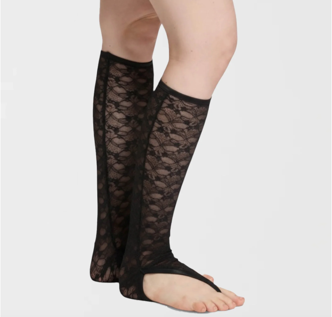 Simone Wild Lace Thong Socks