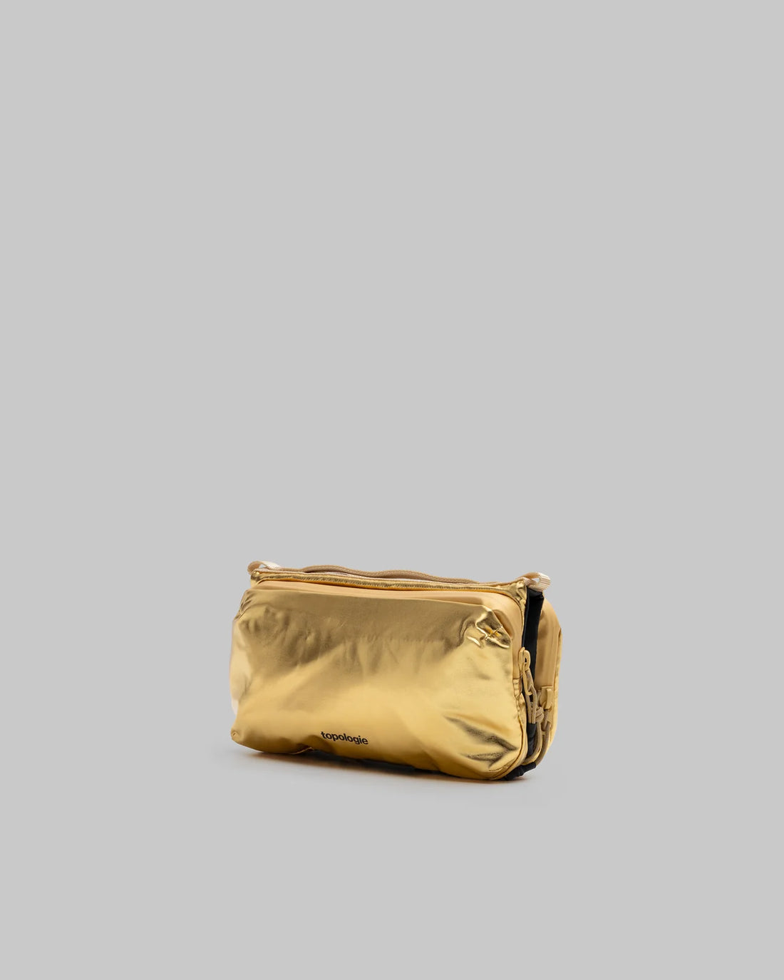 TOPOLOGIE Bottle Sacoche Medium Gold Metallic