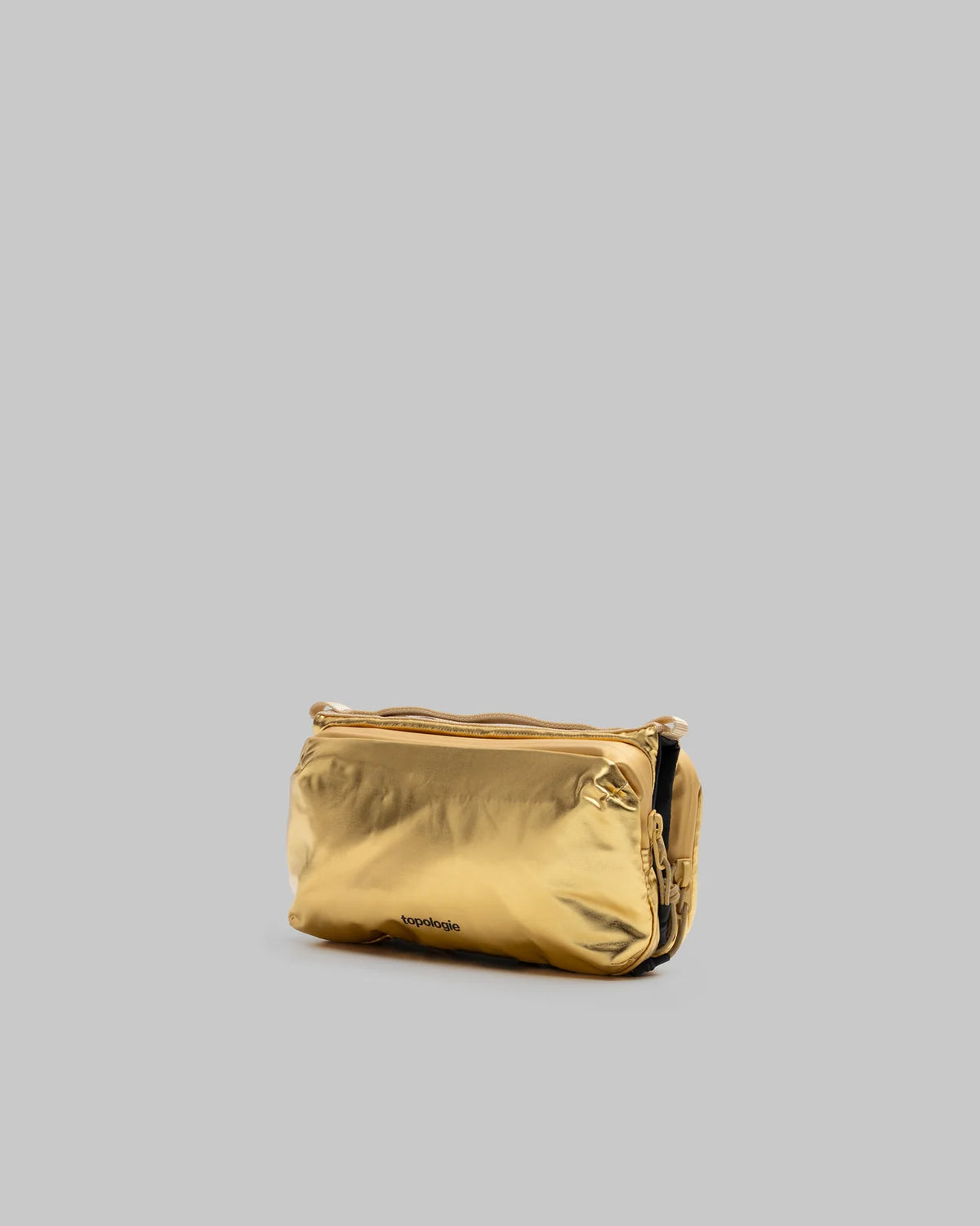 TOPOLOGIE Bottle Sacoche Medium Gold Metallic