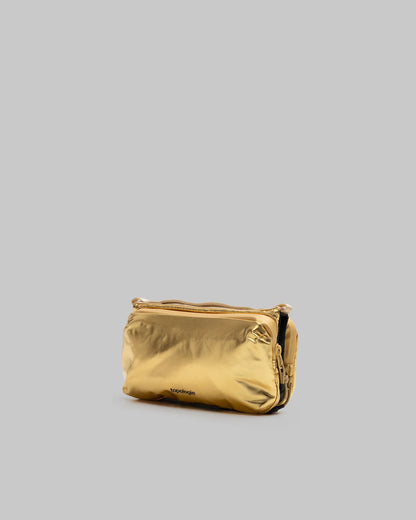 TOPOLOGIE Bottle Sacoche Medium Gold Metallic