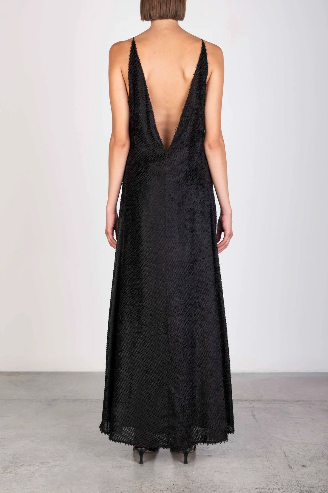Alysi Plumetis Effect Dress