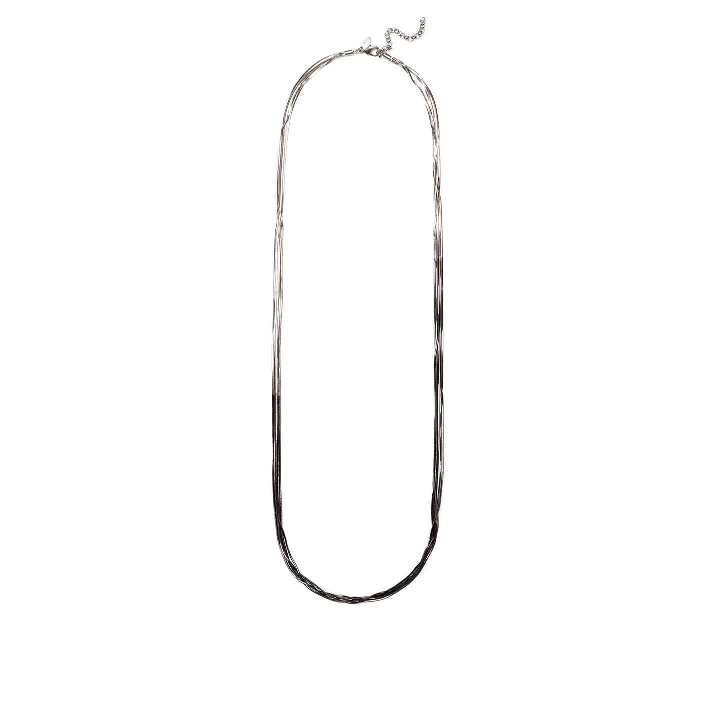 Iosselliani C945S/21 SS 5 Wires Silver Long necklace