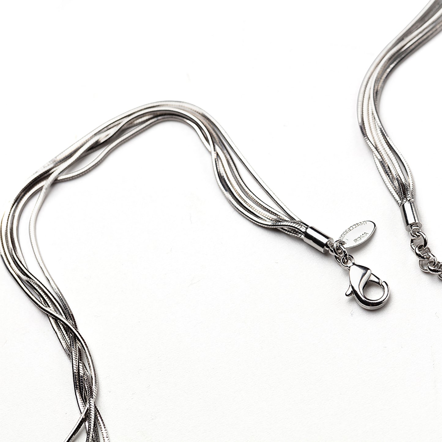 Iosselliani C943S/21 SS 5 Wires Silver Necklace