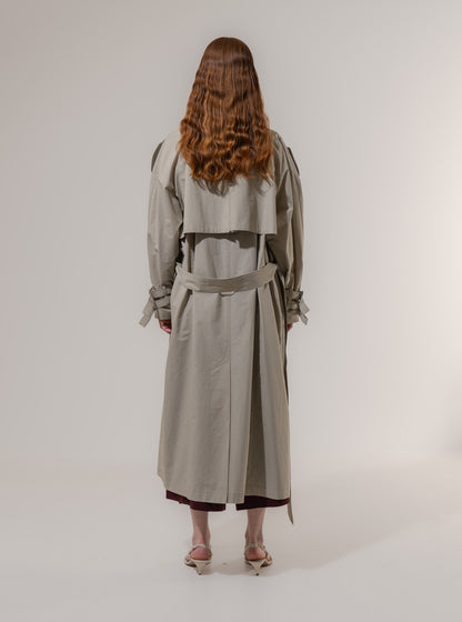 Emin + Paul Storm Flap Trench Coat