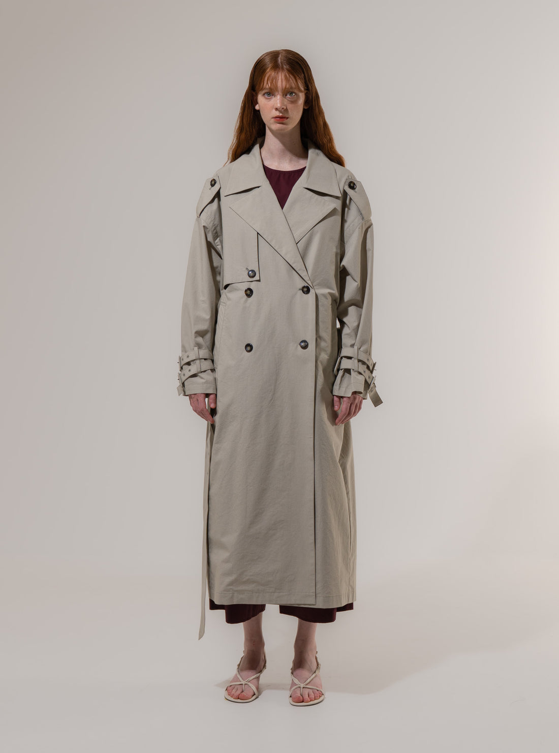 Emin + Paul Storm Flap Trench Coat