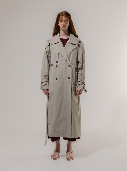 Emin + Paul Storm Flap Trench Coat