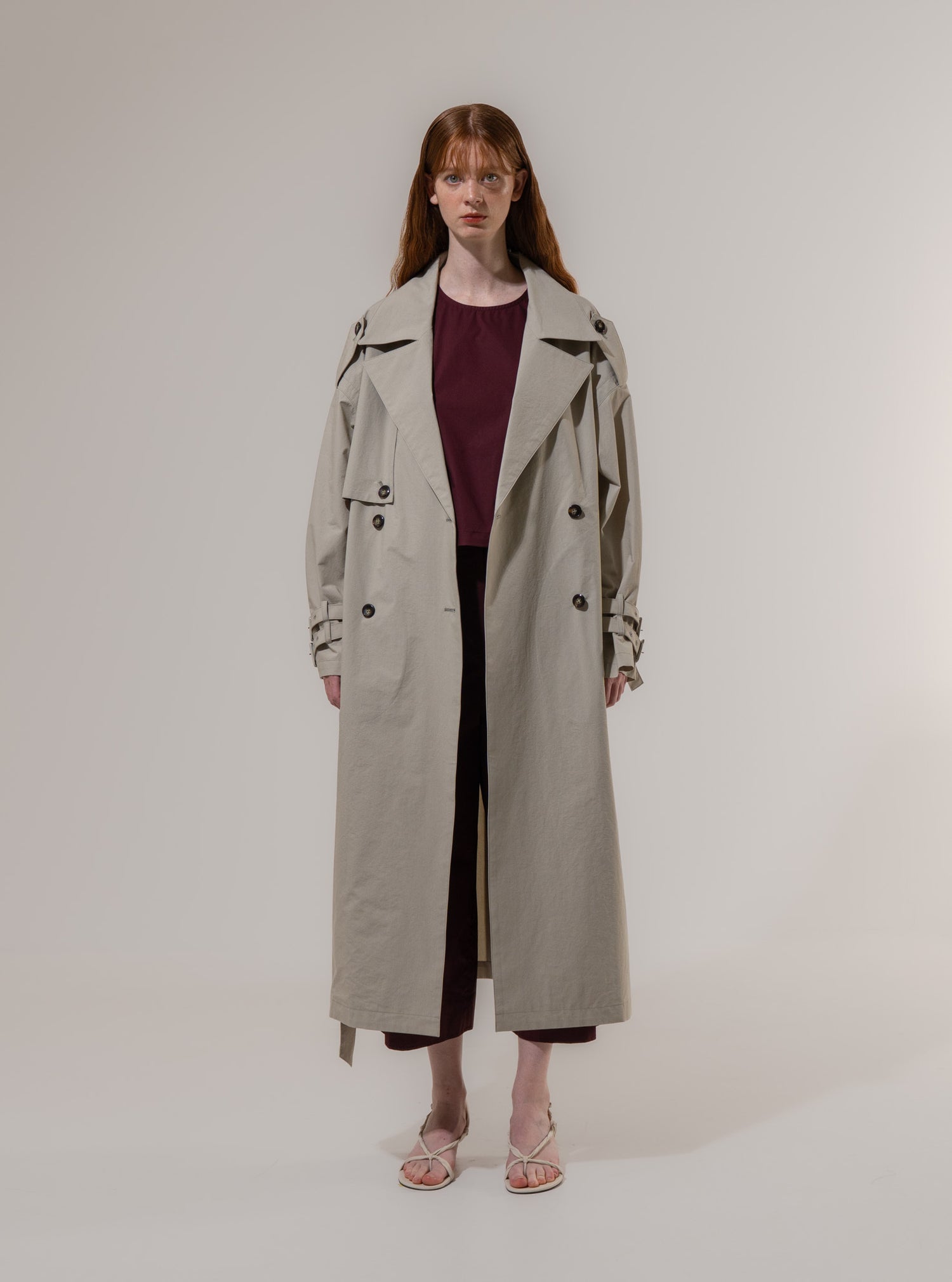 Emin + Paul Storm Flap Trench Coat