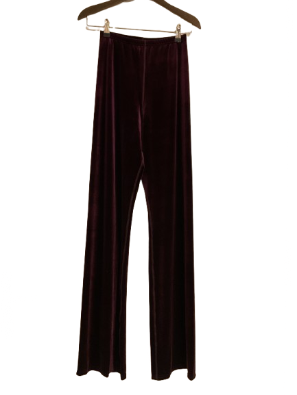 Simone Wild Velvet Wide Leg Pants