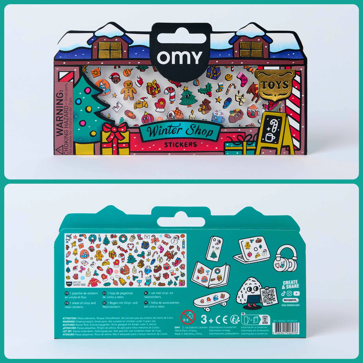 OMY Boutique Fabulous Stickers for Christmas
